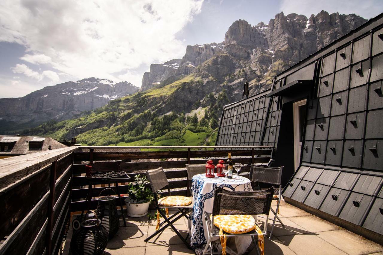 Weisses Roessli Hotel Leukerbad Exterior photo